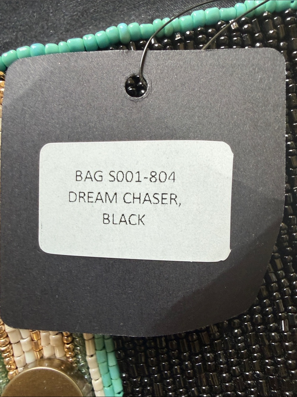 Mary Frances, Dream Chaser, Black Beaded Butterfly Crossbody, NWT - Picture 9 of 11
